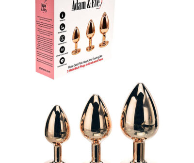Adam & Eve ROSE GOLD HEART GEM ANAL TRAINING SET